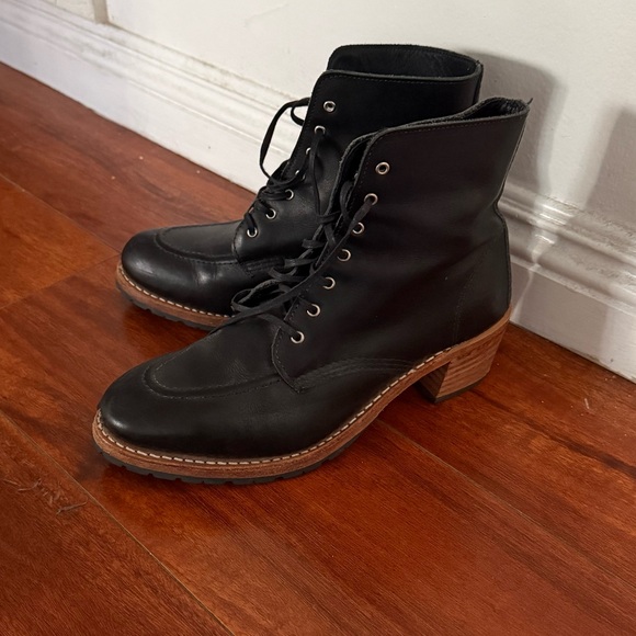 Red Wing Black Clara Boots - Picture 2 of 9